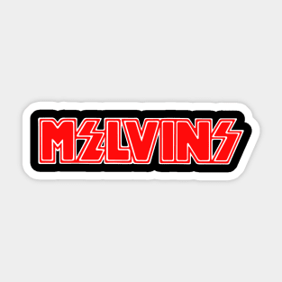 Melvins (red) Sticker